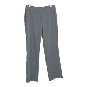 Anne Klein Black white houndstooth straight leg dress pants, 4